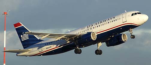 US Airways Airbus A320-232 N662AW , December 23, 2010